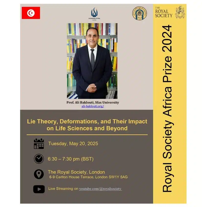 Royal Society Africa Prize Lecture May 20, 2025